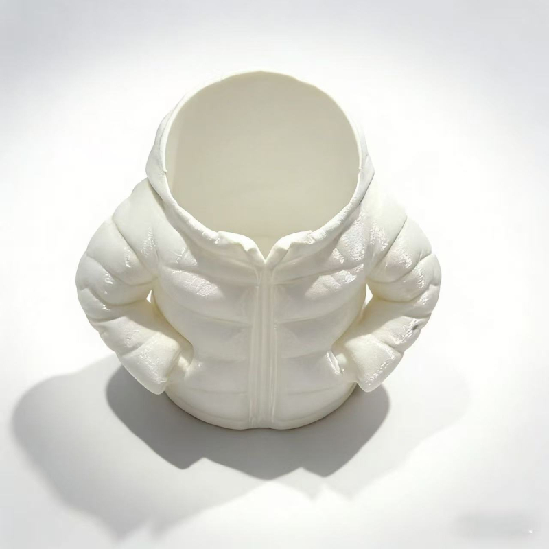 Set suport pixuri cu tavă pentru ceașcă pentru biroul clasei, imprimare 3D, plastic, formă rotundă, Model 0001, imprimare logo, procesare personalizată