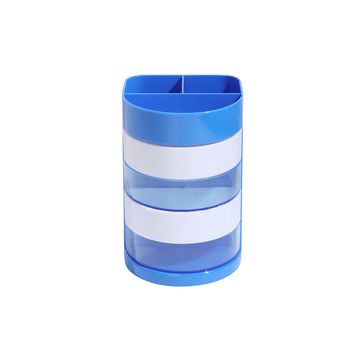 Tolltartó, többfunkciós, stílusos asztali kiegészítő, márka Fuxiang FX904, műanyag, kerek forma