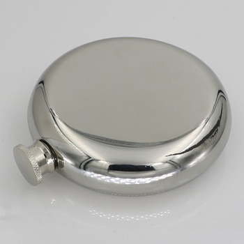 Set de vin din oțel inoxidabil 304, flacon și pahar, finisaj oglindit circular, capacitate 5 oz, stil retro lux ușor