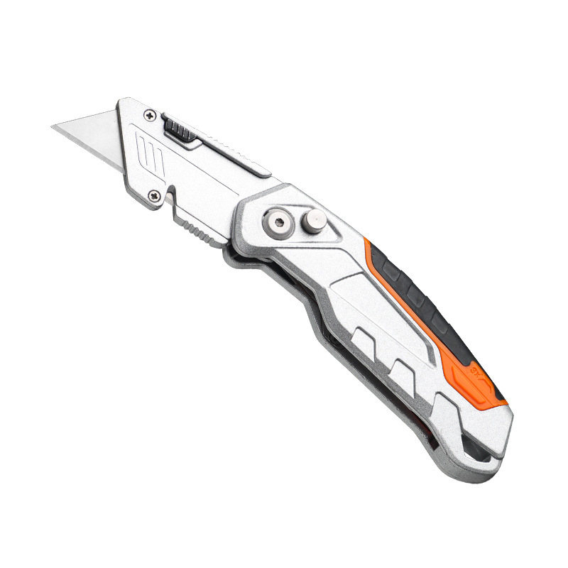 Teški sklopivi nož za alat od aluminijske legure s odvijačem za kabel i nožem s kuka za električare