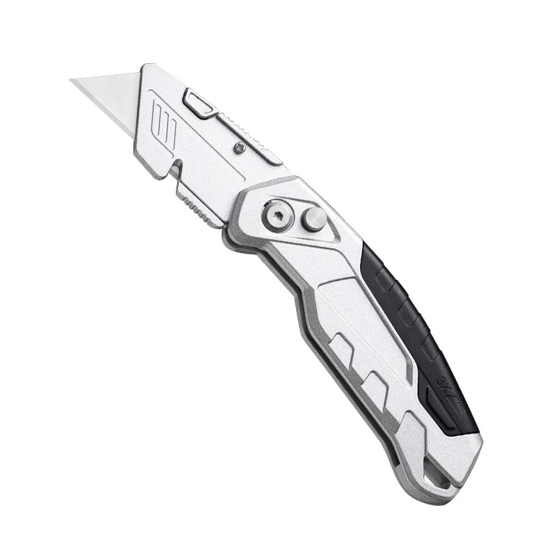 Teški sklopivi nož za alat od aluminijske legure s odvijačem za kabel i nožem s kuka za električare