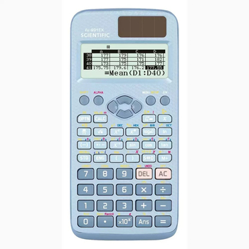 Функционален калкулатор fx-991EX, 12-цифрен дисплей, двойно захранване, ABS корпус, научни функции