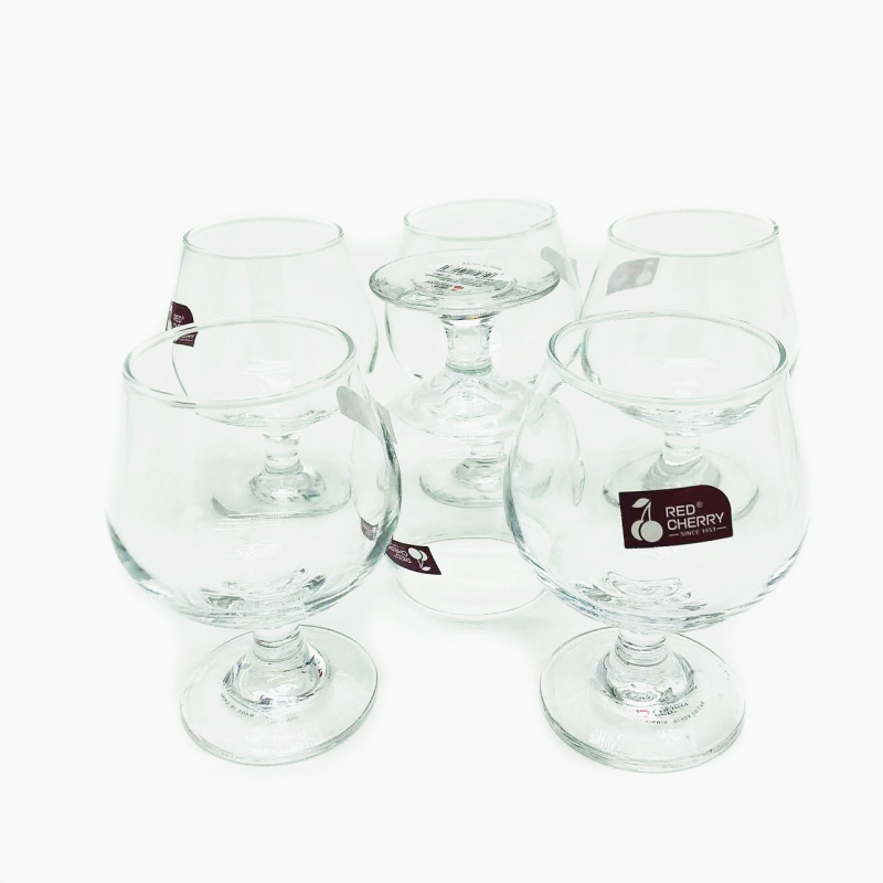 Staklena čaša za crveno vino Jin bin, kapacitet 201-300 ml, moderni minimalistički stil, proziran dizajn, težina 156 g