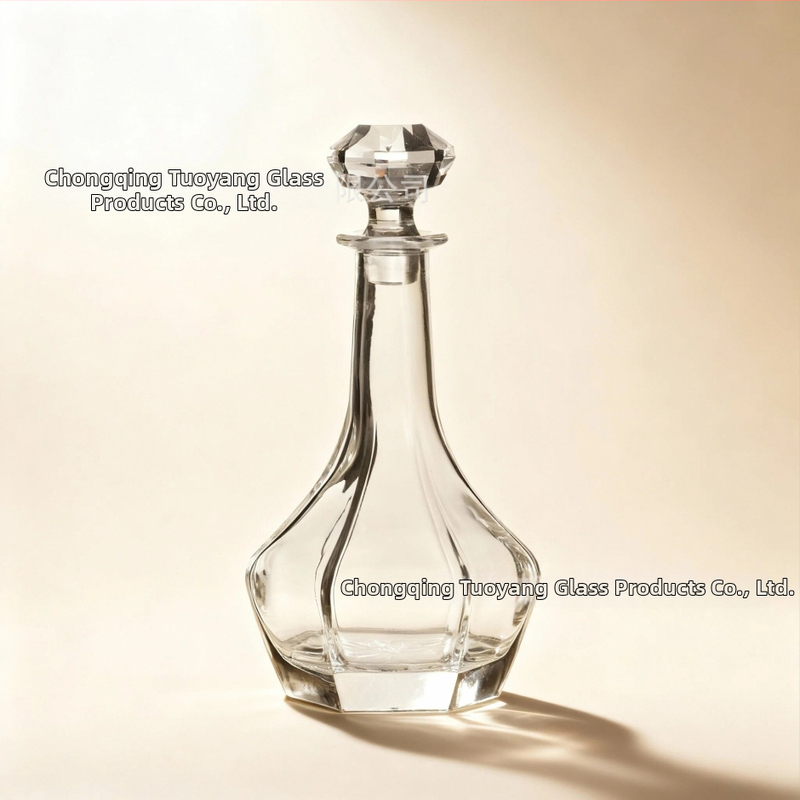 JB 3101 Sada Whisky Dekantéra: Sklo, Kapacita 601–700ml, Štýl Ľahký Luxus Retro, Kategória Dekantér