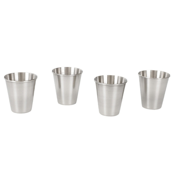 Čaša za žestoka od nehrđajućeg čelika, kapacitet 1-100 ml, retro stil, kemping čaša za vino