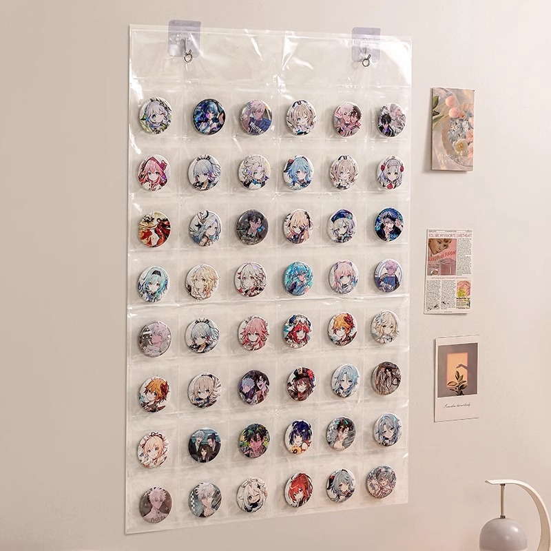 Organizator de depozitare pentru perete - PVC; formă cubică; model dreptunghiular; stil modern minimalist; multifuncțional