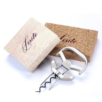 AH-SO dugóhúzó, rozsdamentes acélból, könnyű luxus stílus, ajándékdoboz, 2017 tél megjelenés