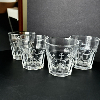 Krištalne čaše za vino, set od četiri komada, jednostavan stil, kapacitet 701–800 ml, poklon kutija