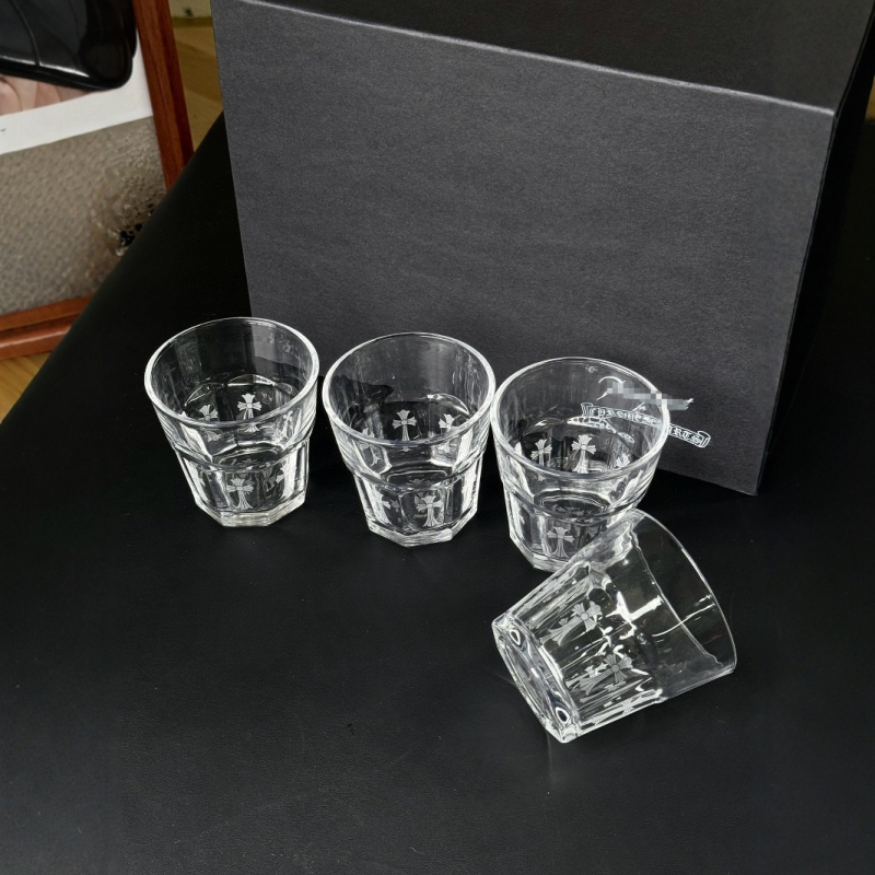 Krištalne čaše za vino, set od četiri komada, jednostavan stil, kapacitet 701–800 ml, poklon kutija