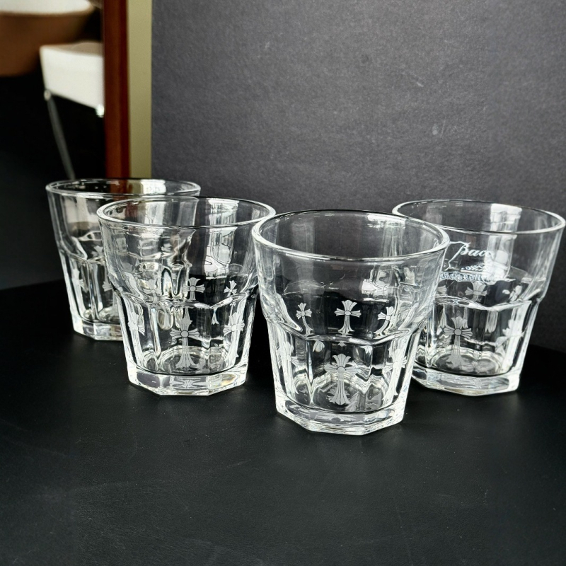 Krištalne čaše za vino, set od četiri komada, jednostavan stil, kapacitet 701–800 ml, poklon kutija