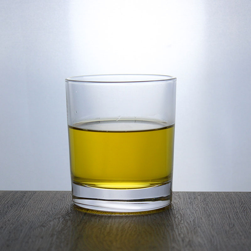 Whiskey čaša za bar i dom, staklena s debelim dnom, kapacitet 301–400 ml, tisak loga, moguća privatna marka