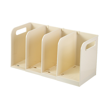 Container de depozitare pentru birou cu compartimente (Model 8090 • Material: Plastic • Cu divizii • Imprimare siglă: Da • Personalizare disponibilă)