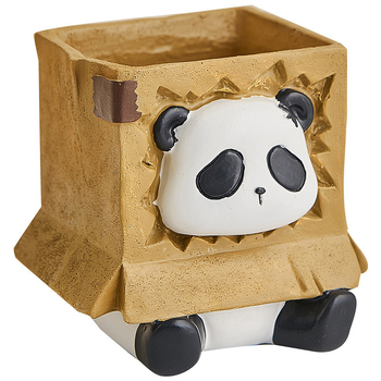 Panda – suport pentru pix pe birou, decor de birou din rășină, Brand Yisheng, Model Shce1210227