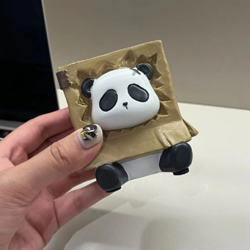 Panda – suport pentru pix pe birou, decor de birou din rășină, Brand Yisheng, Model Shce1210227