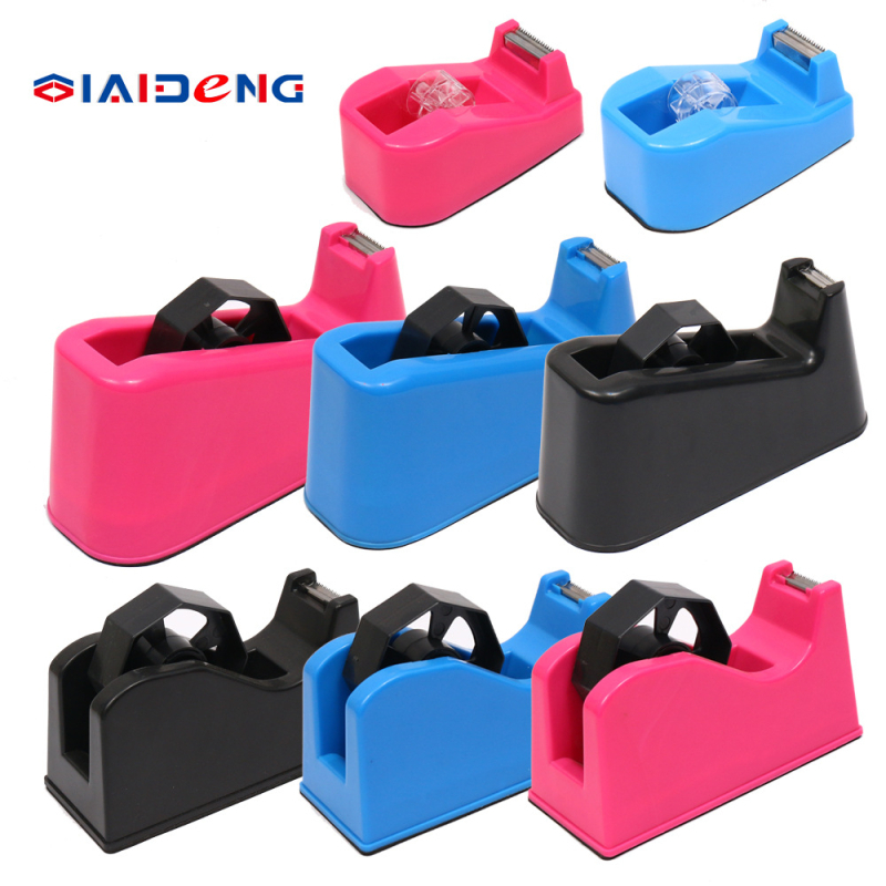LD-JDZ01 Dispenser de bandă din plastic, dual‑purpose, pentru birou, lățime bandă până la 25 mm, grosime tăiere 1 mm, greutate netă 800 g