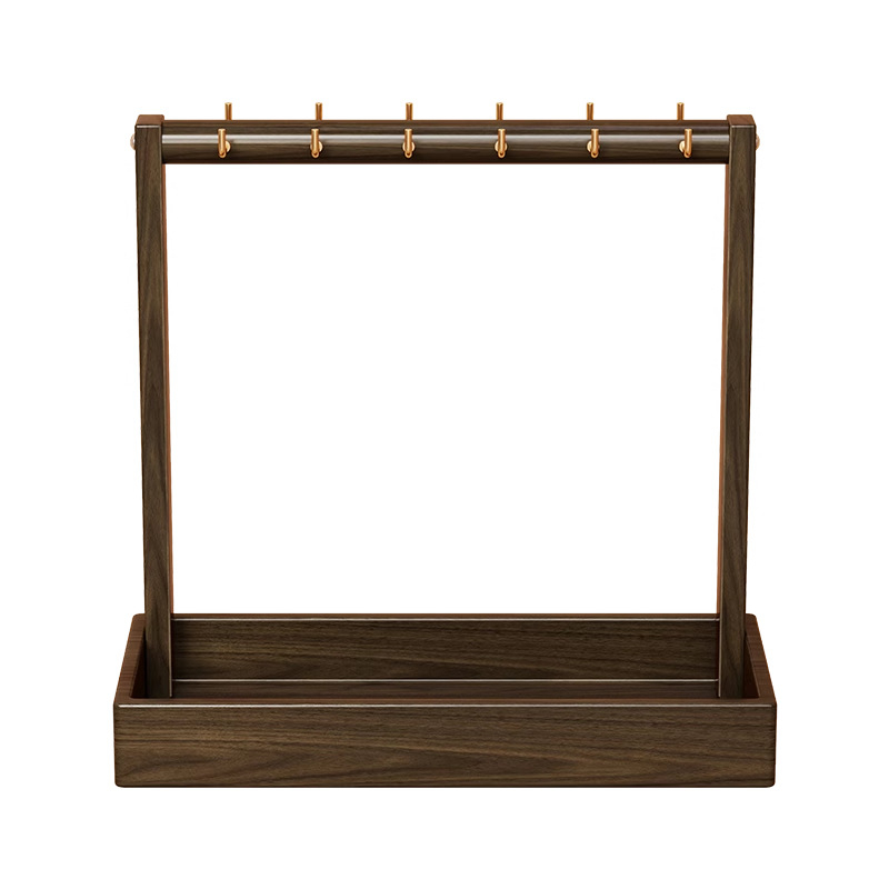 Držač četkica od masivnog drveta za stolni stalak, univerzalni model, standardne specifikacije, marka Evesigar/isi home