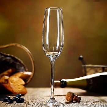 Set čaša za šampanjac - Staklo, 101-200 ml, Modern minimalistički stil, Pakiranje 6-10 komada