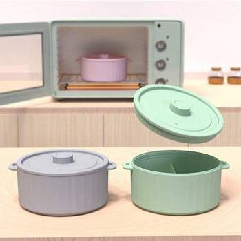 Keramična parna posuda za mikrovalnu – moderni minimalistički stil, sve-u-jednom posuda za para i kuhanje mesa i povrća (Model WF2046547, 510 g)