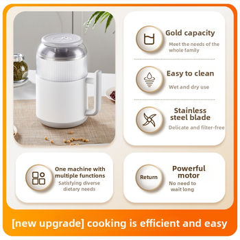 Viacúčelový domáci mlynček na mäso, kapacita 3–5 L, telo a nádoba z nerezovej ocele, 5 rýchlostí, plne automatický, viac ako 6 čepele