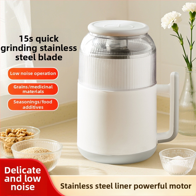 Viacúčelový domáci mlynček na mäso, kapacita 3–5 L, telo a nádoba z nerezovej ocele, 5 rýchlostí, plne automatický, viac ako 6 čepele