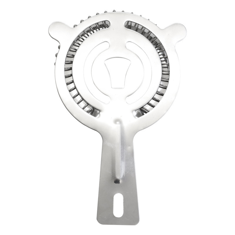 Неръждаема стомана – филтър за лед за коктейли със пружинен дизайн, барова цедка за кафе и чай