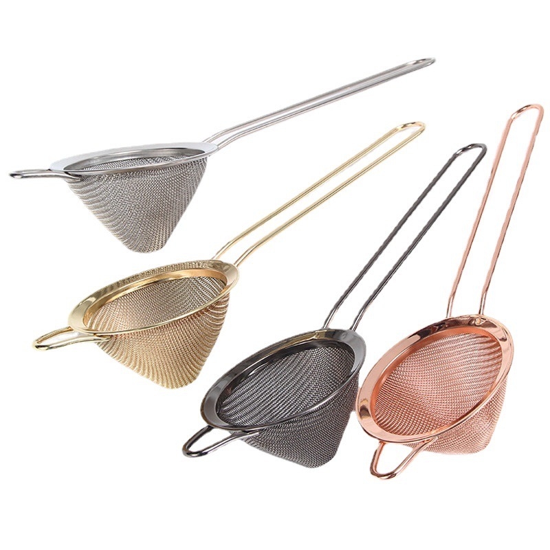 Bar háromszög szűrő háló koktélokhoz, kétszintű finom szűrés (Anyag: PP; Termékkód: Fhfzxzfqhmfmqh; Importált: Nem)