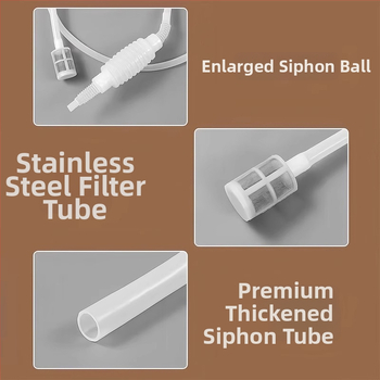 Domáci extraktor vína so samopumpujúcim sifónom a filtráciou (PP materiál)