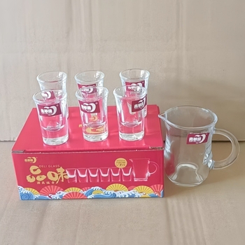 Set čaša za žestice - bezolovni kristal, kapacitet 1-100 ml, 6-10 komada, novi kineski stil