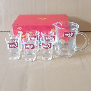 Set čaša za žestice - bezolovni kristal, kapacitet 1-100 ml, 6-10 komada, novi kineski stil