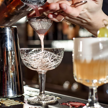 Bar filter za led za koktele s trokutnom mrežom, PP