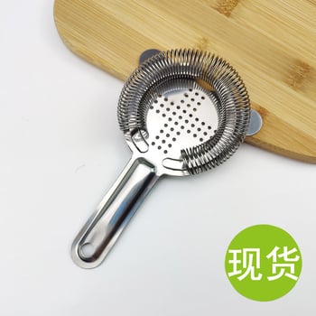 Rozsdamentes acél koktél szűrő jégelválasztóval – keresztszűrő, koktél készlet, modern minimalist dizájn, 90 g, 2020 ősz