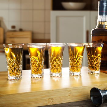 Kristalna koktel čaša, kapacitet 65 ml, stil Light Luxury Retro, BC marka