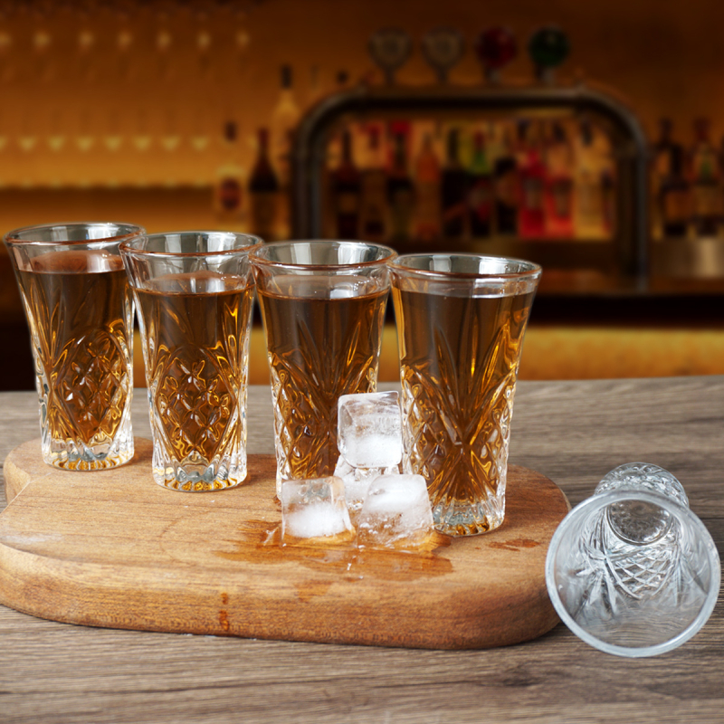 Kristalna koktel čaša, kapacitet 65 ml, stil Light Luxury Retro, BC marka