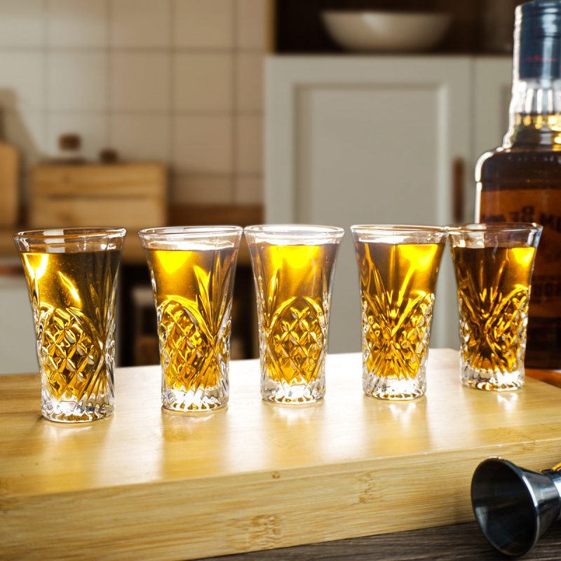 Kristalna koktel čaša, kapacitet 65 ml, stil Light Luxury Retro, BC marka