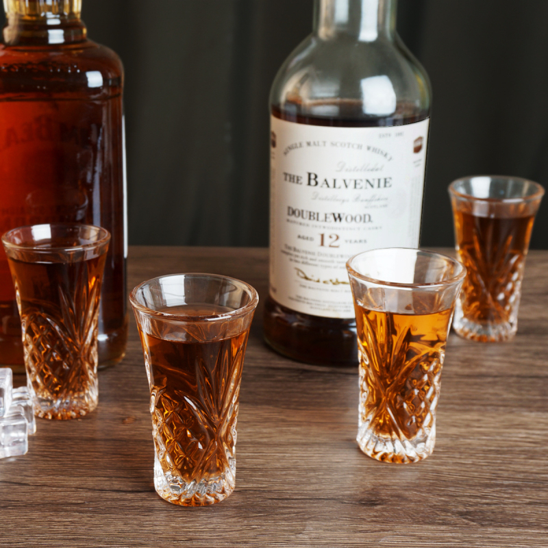 Kristalna koktel čaša, kapacitet 65 ml, stil Light Luxury Retro, BC marka