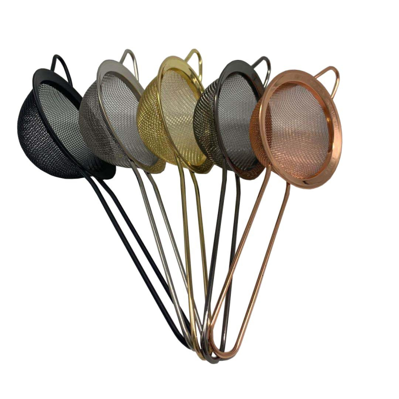 Nehrđajući čelični filter za led, filter s višestrukim rupama za koktele, odjeljivač leda, moguć ispis logotipa, prilagodba