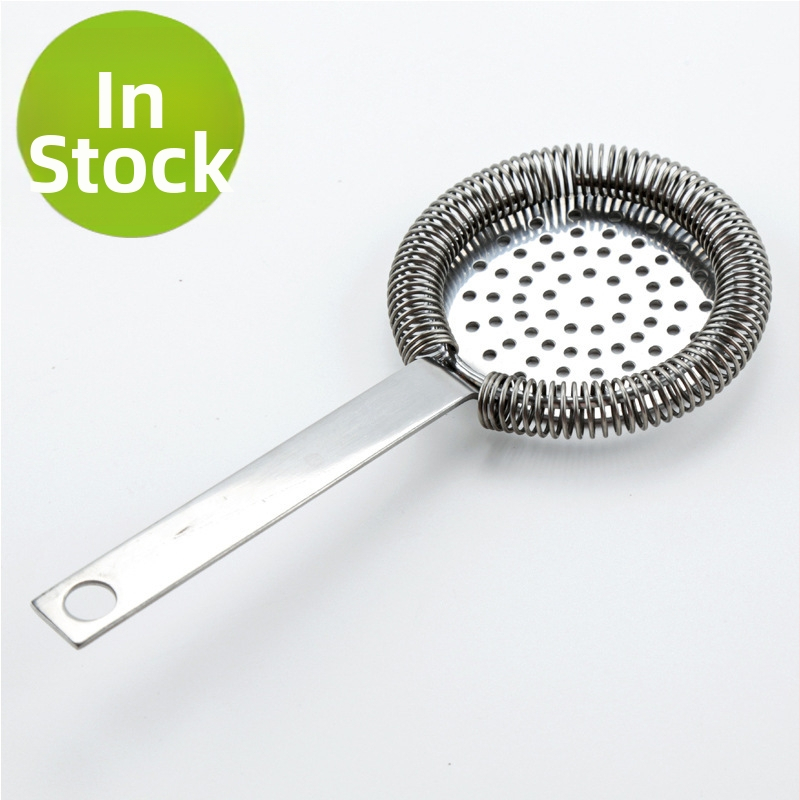 Filter na ľad pre koktaily, 430 nerezová oceľ, moderný minimalistický dizajn, 118 g