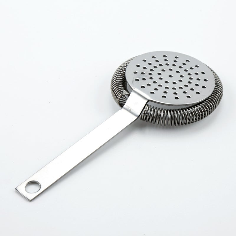 Jégszűrő koktélokhoz, 430 rozsdamentes acél, modern minimalista dizájn, 118 g