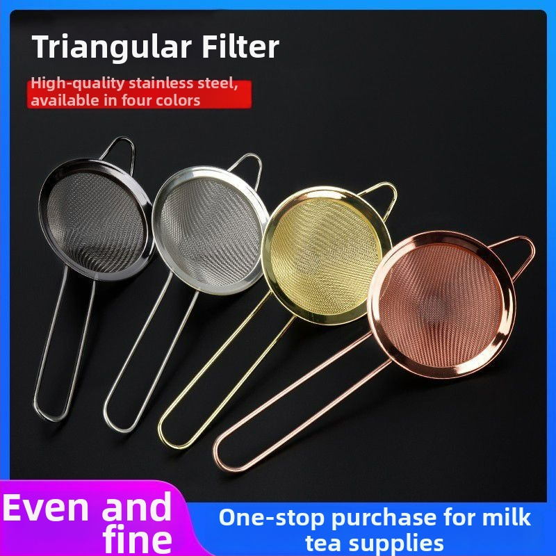 Barový filter na ľad s kužeľovitým sitom pre koktaily, mliečne čaje a šťavy