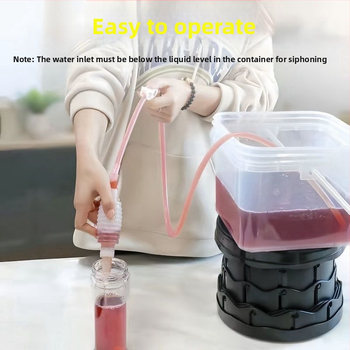 Vinová pumpa na domáce použitie s automatickým čerpaním, 2 m trubky so filtrom a klipom na zastavenie vody, PP materiál, značka Tianshun, prémiový výrobok