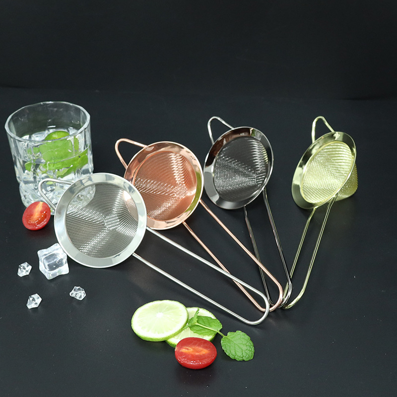 Nehrđajući čelična mrežasta žlica s dijagonalnom mrežom 304 za filtriranje – Gotten Minimalist serija