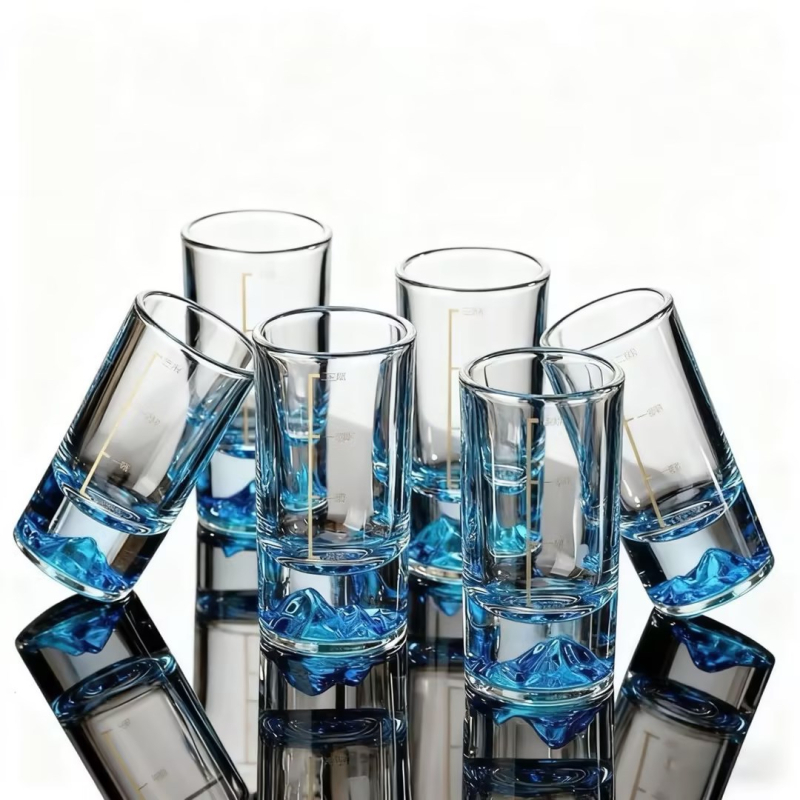 Vina čaša od bezolovnatog kristala, moderni minimalistički stil, pakiranje: jedan komad