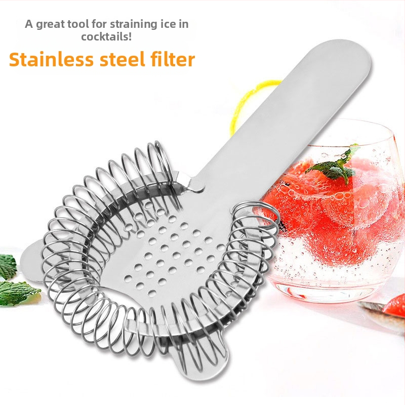 Xianglin 304 nehrdzavejúca oceľ separátor ľadových kociek, filter na koktaily, barový nástroj, moderný jednoduchý štýl, 69 g