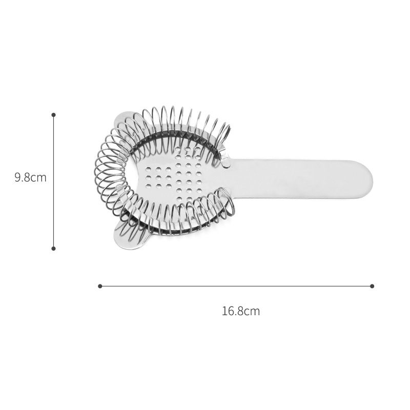 Xianglin 304 ανοξείδωτος χάλυβας διαχωριστής παγοκύβων, φίλτρο κοκτέιλ, εργαλείο μπαρ, μοντέρνο μινιμαλιστικό σχέδιο, 69 g