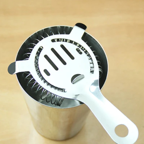 Φίλτρο πάγου για μπαρ – Ανοξείδωτος χάλυβας 304, με ελατήριο τύπου, 44 g