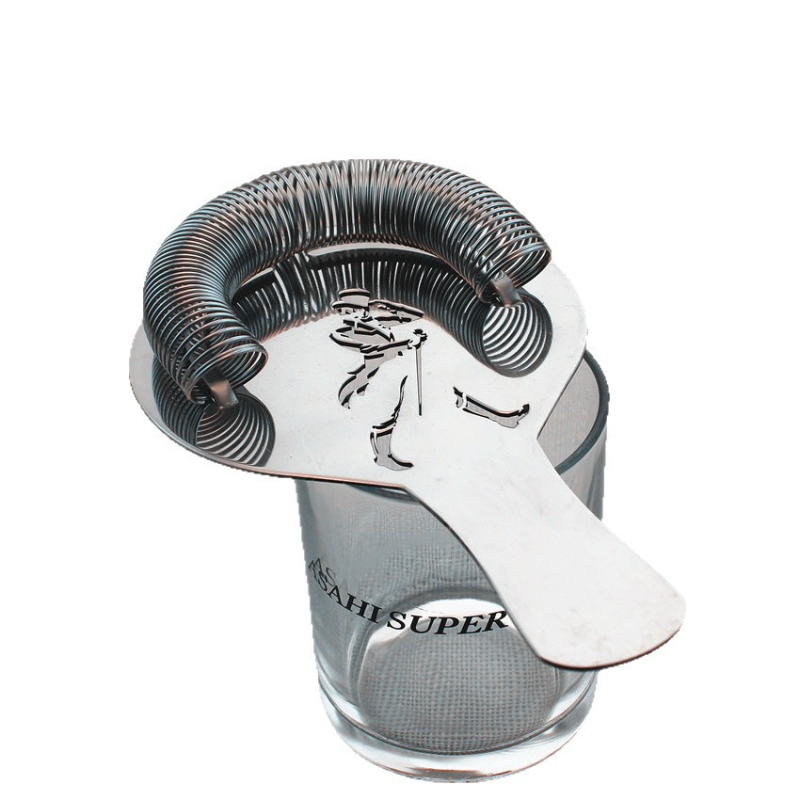 Nehrđajući čelični filter za koktele s motivom džentlmena, AL-656013621122 (Materijal: Nehrđajući čelik; Funkcija: odvajanje leda; Ispis loga: Da; Lansiranje: 2019)