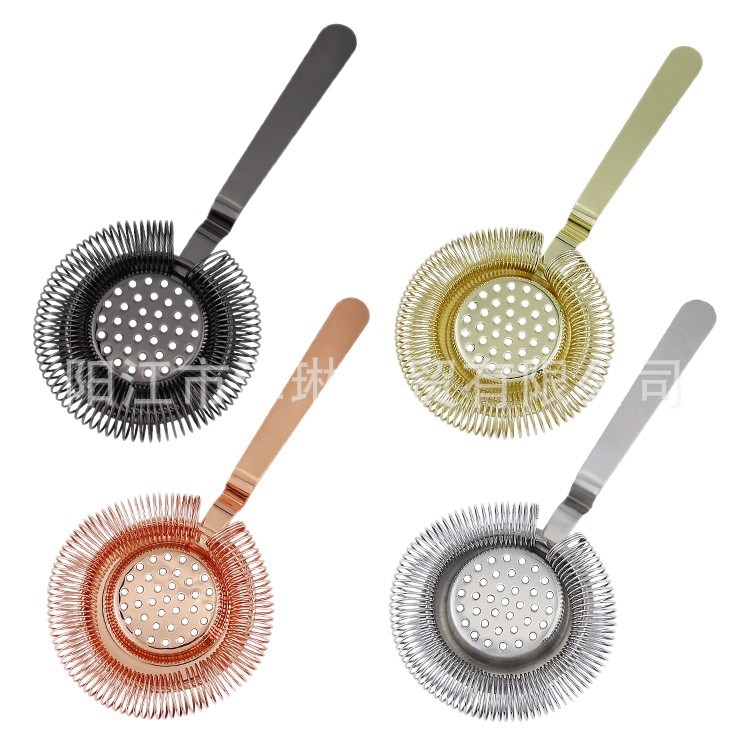 Nehrđajući Hawthorne filter za koktele s 304 mrežom, Boston stil, mogućnost otiska loga, brend ZELIN