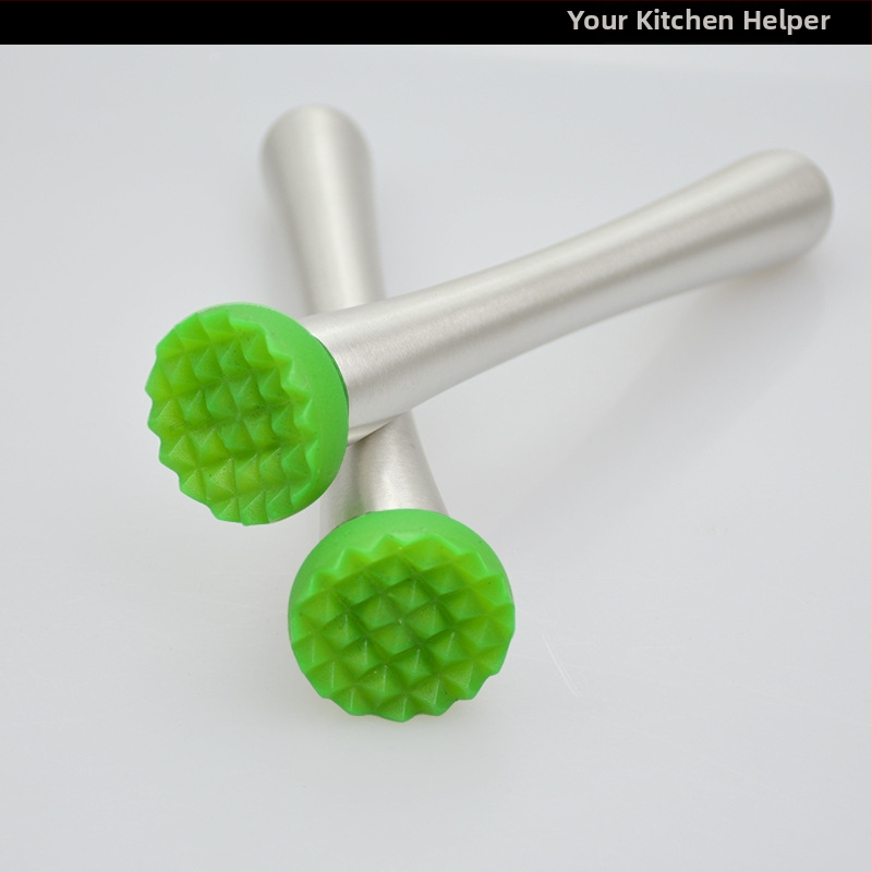 Kovový kladivo na ľad z nehrdzavejúcej ocele – barový nástroj, moderný minimalistický štýl, 100 g, balené v OPP vrecku