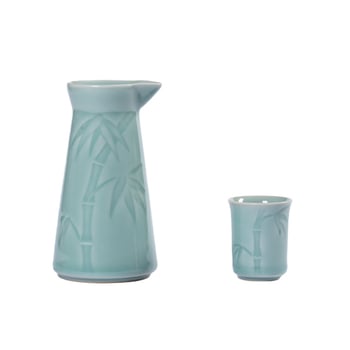 Set za vino Longquan Celadon — keramika, moderni minimalistički stil, moguć tisk loga, 8 setova, pakiranje 35