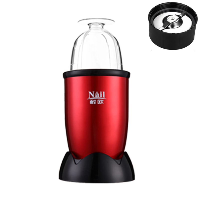 Mali kućni električni mljevenik za tablete, žitarice i biljna sredstva — stroj za mljevenje praha, 220 W, 110–240 V, 22 000 okr/min, posuda od nehrđajućeg čelika